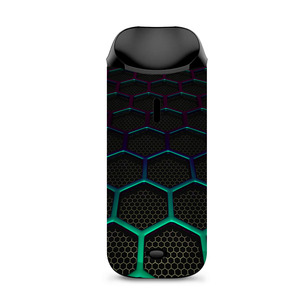  Metal Grid Futuristic Panel Vaporesso Nexus AIO Kit Skin