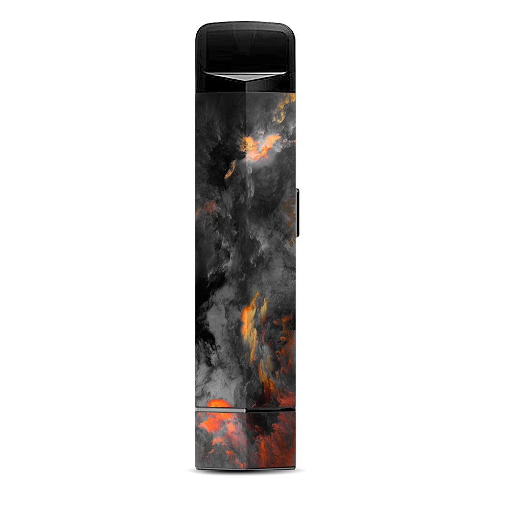  Grey Clouds On Fire Paint Suorin Edge Pod System Skin
