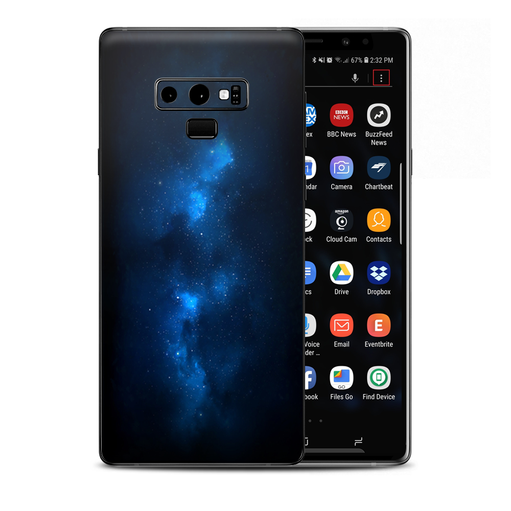 Space Galaxy Star Gazer Samsung Galaxy Note 9 Skin