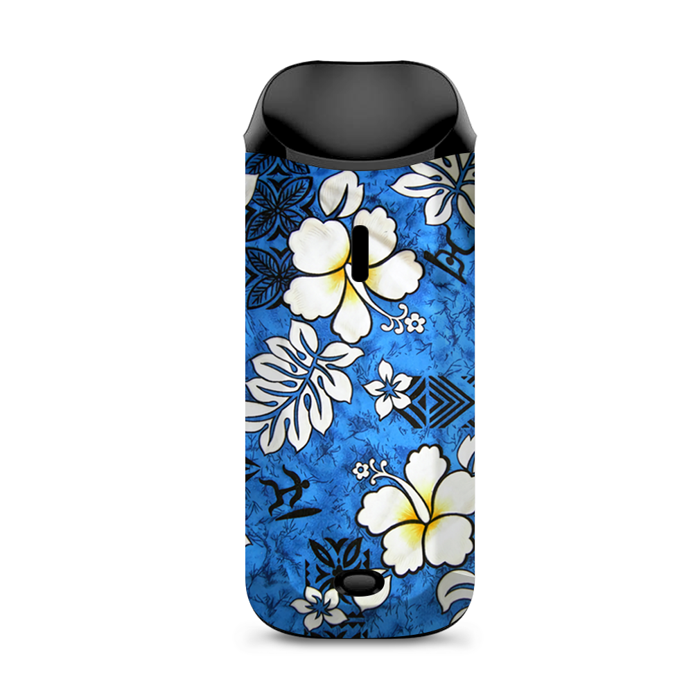  Tropical Hibiscus Floral Pattern Vaporesso Nexus AIO Kit Skin