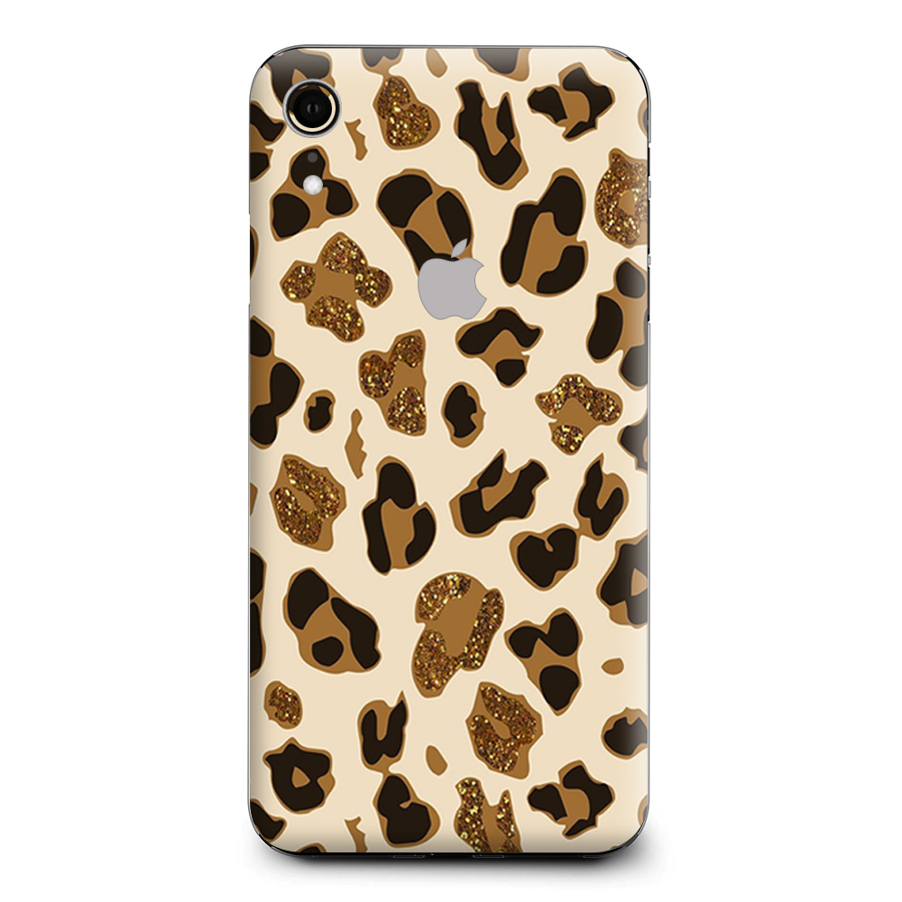 Brown Leopard Skin Pattern Apple iPhone XR Skin