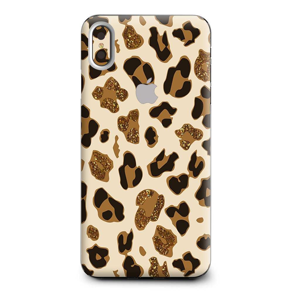 Brown Leopard Skin Pattern Apple iPhone XS Max Skin