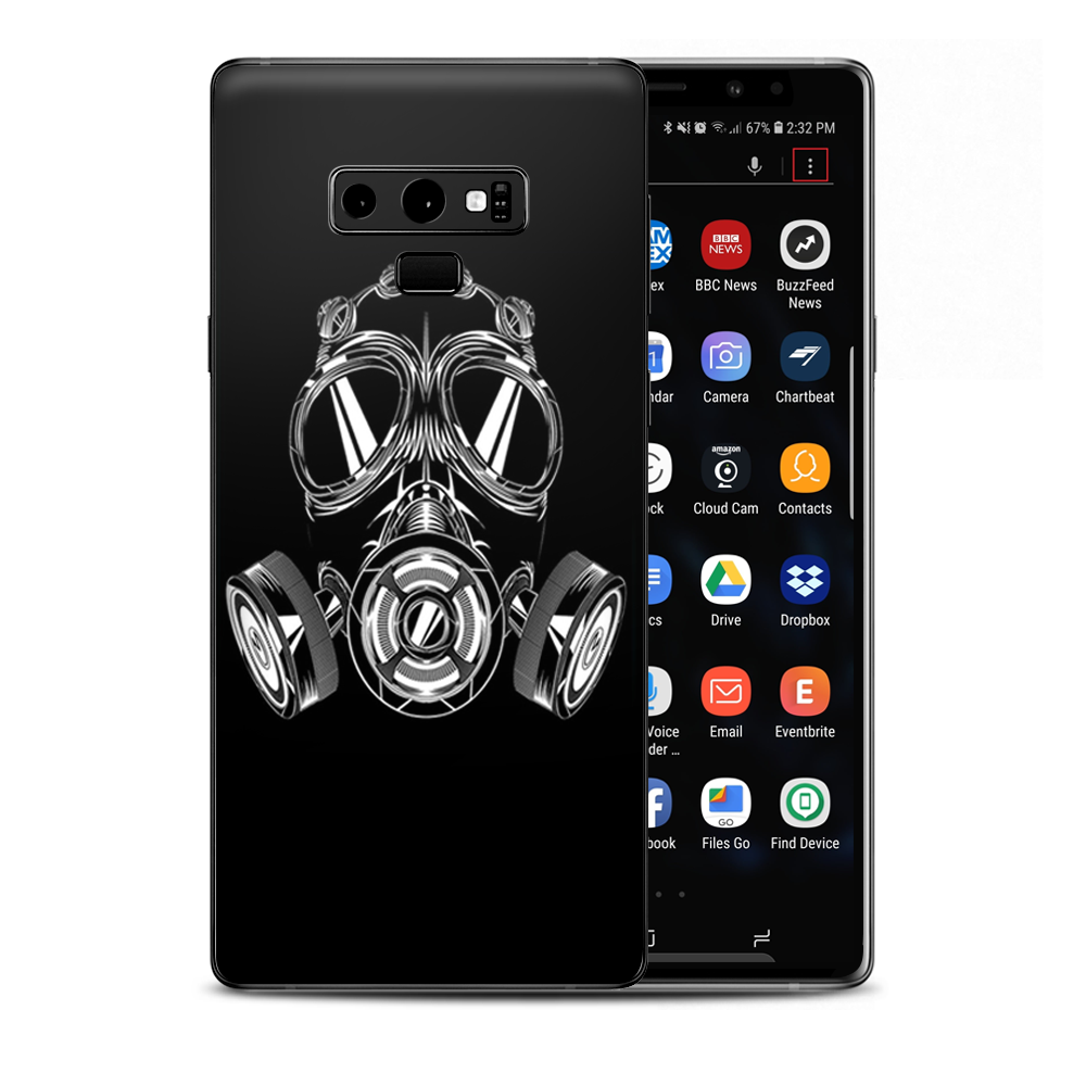 Apocalypse Gas Mask Samsung Galaxy Note 9 Skin