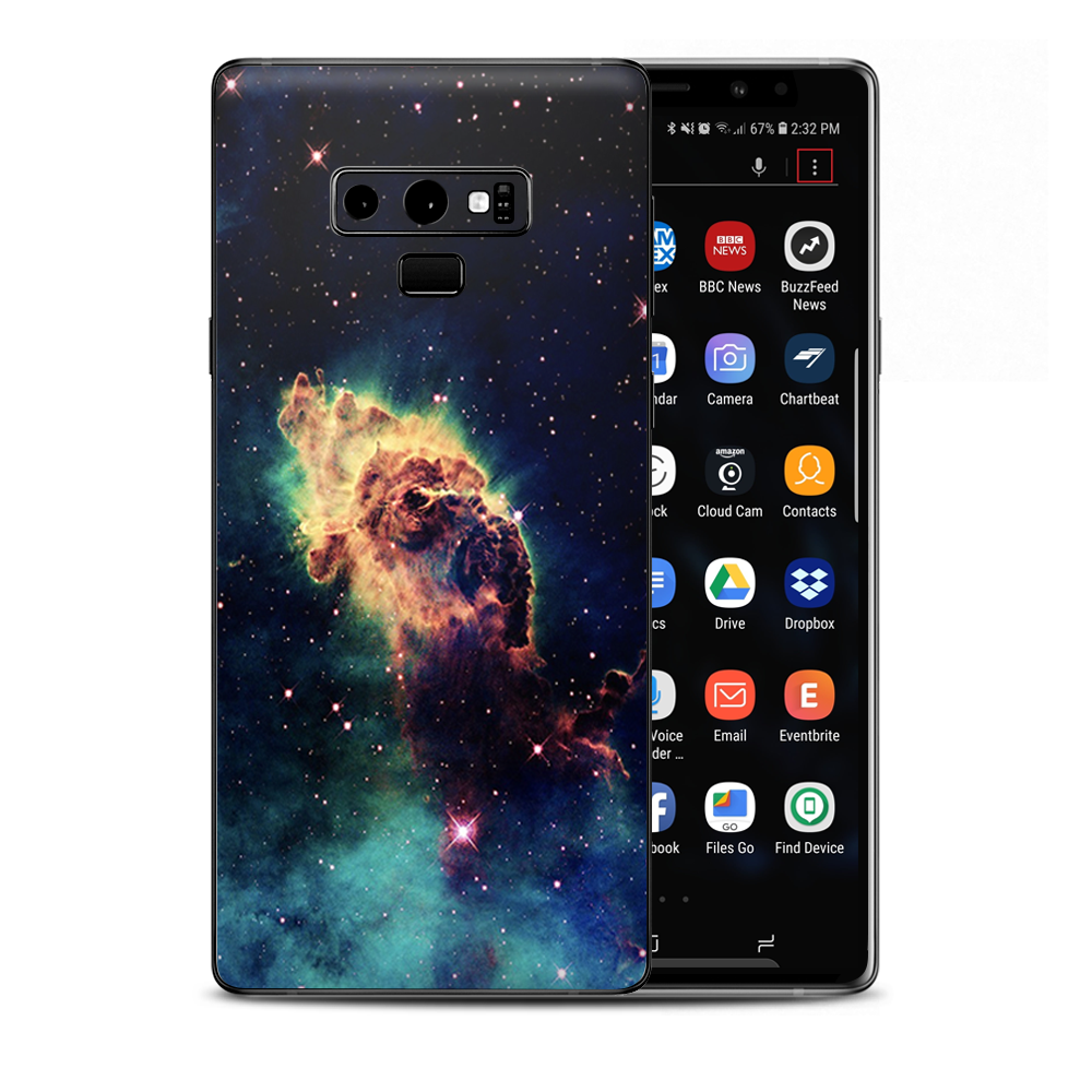 Nebula 2 Space Galaxy Samsung Galaxy Note 9 Skin