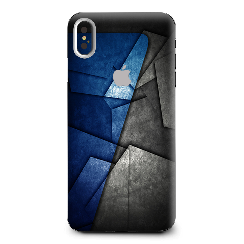 Abstract Panels Metal Apple iPhone XS Max Skin