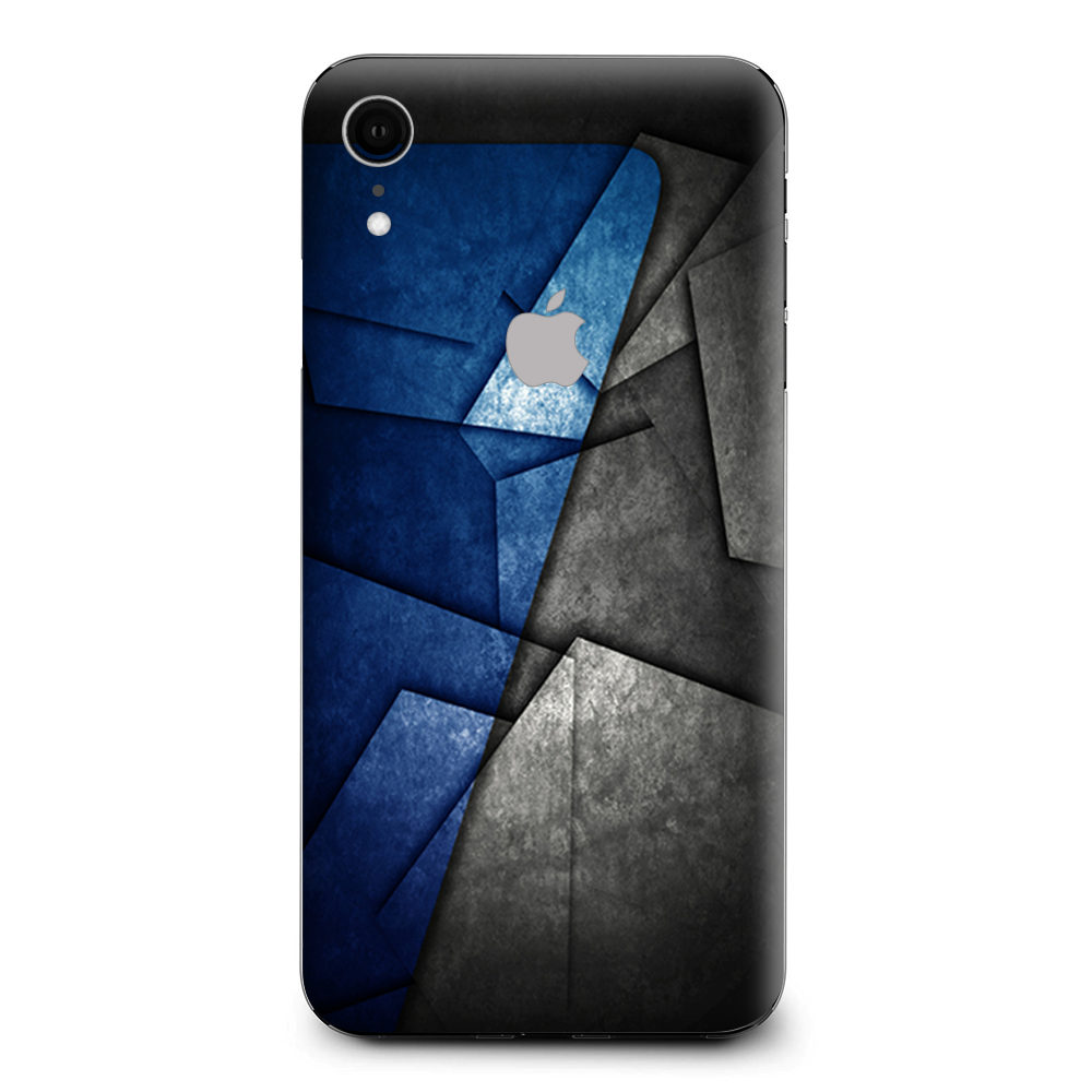Abstract Panels Metal Apple iPhone XR Skin