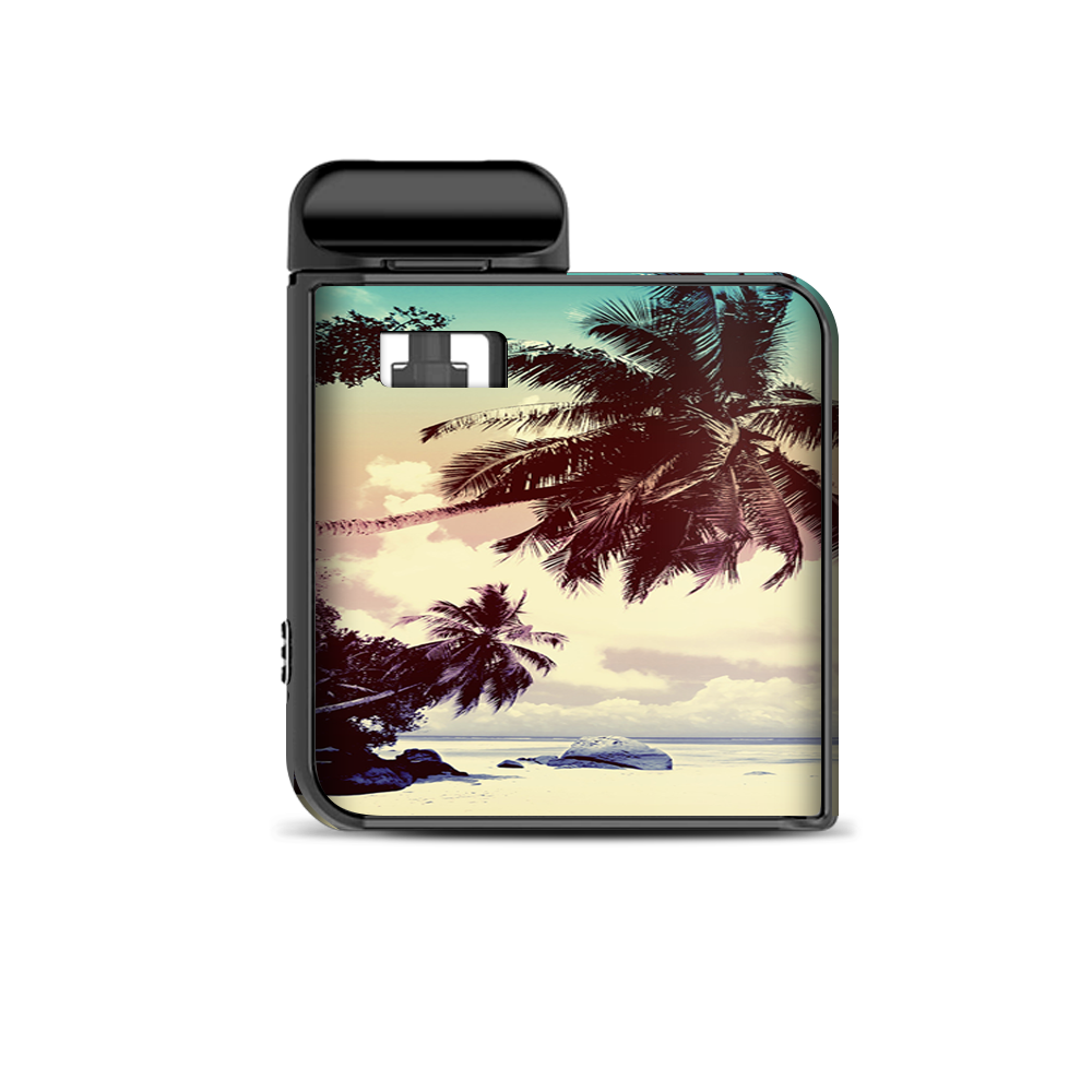  Palm Trees Vintage Beach Island Smok Mico Kit Skin
