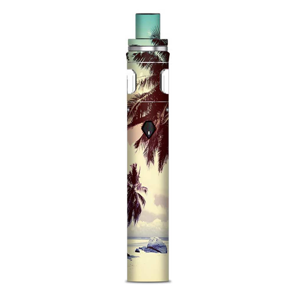  Palm Trees Vintage Beach Island Smok Nord AIO 19 Skin