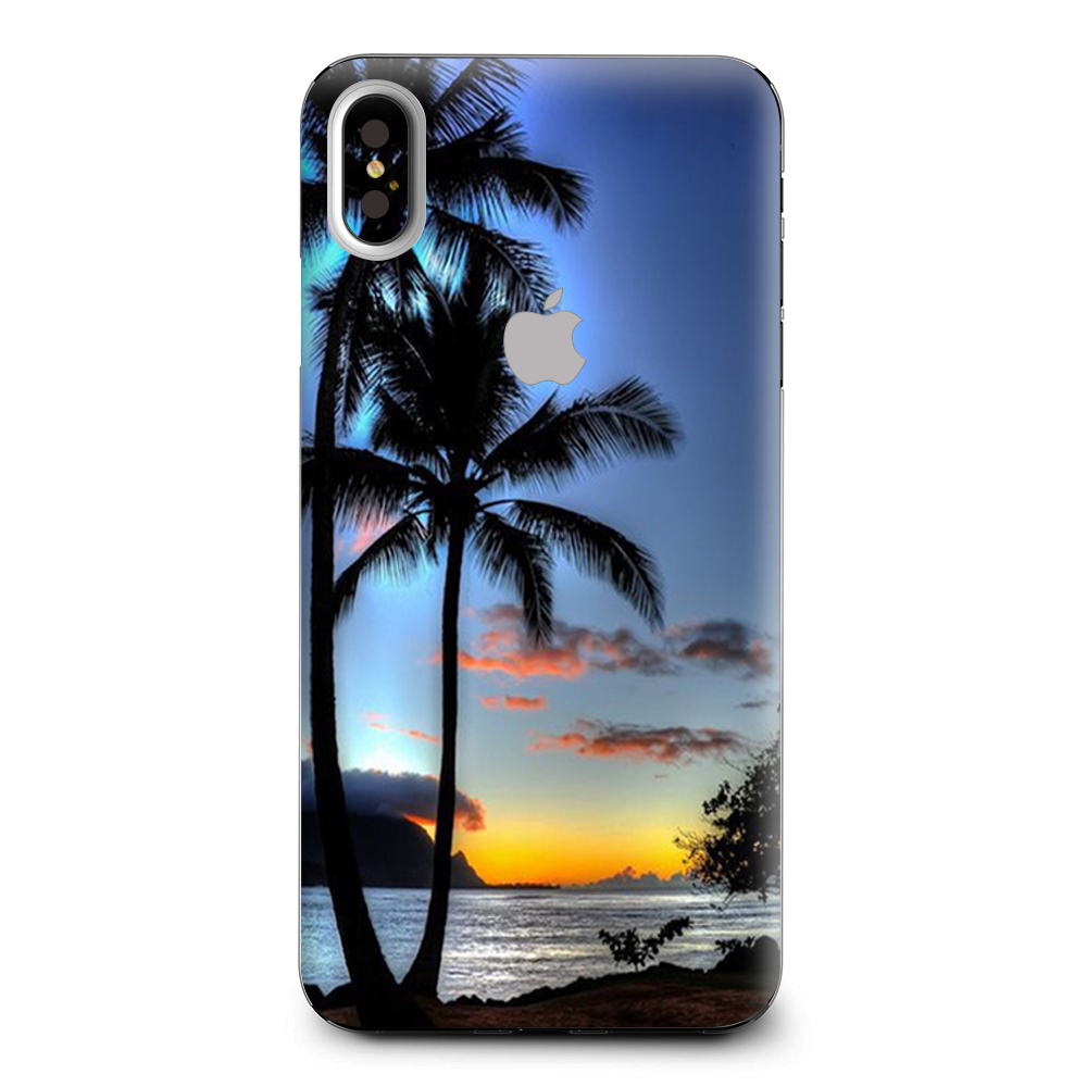 Paradise Sunset Palm Trees Apple iPhone XS Max Skin