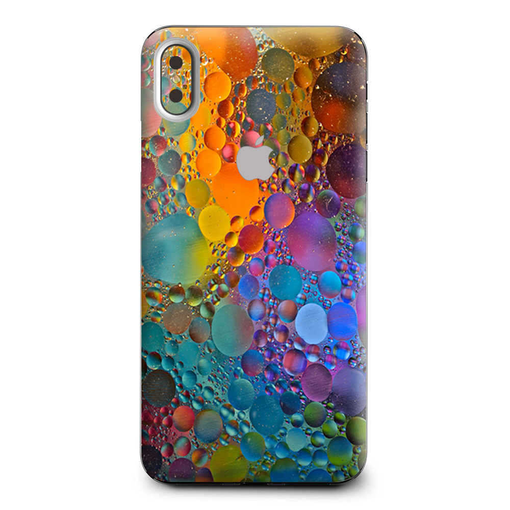 Color Bubbles Splash Drip Apple iPhone XS Max Skin