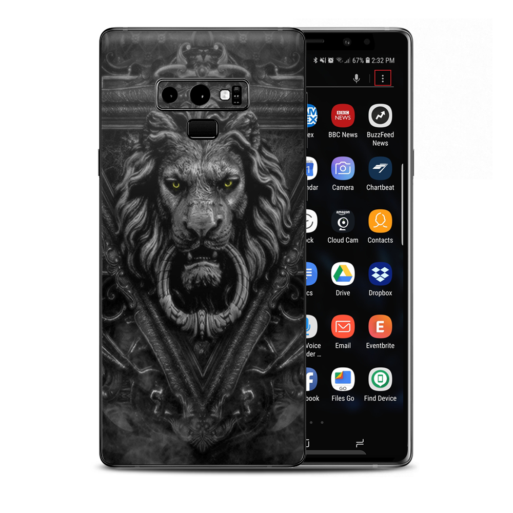 Lions Head Doorknocker Samsung Galaxy Note 9 Skin