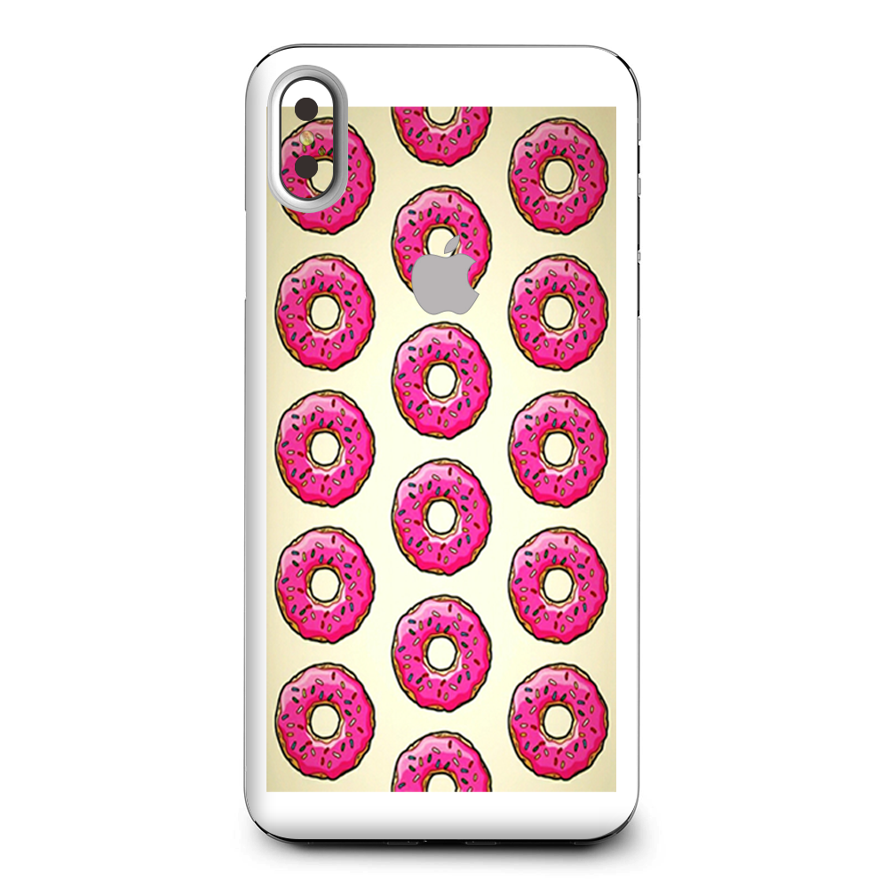 Pink Sprinkles Donuts Apple iPhone XS Max Skin