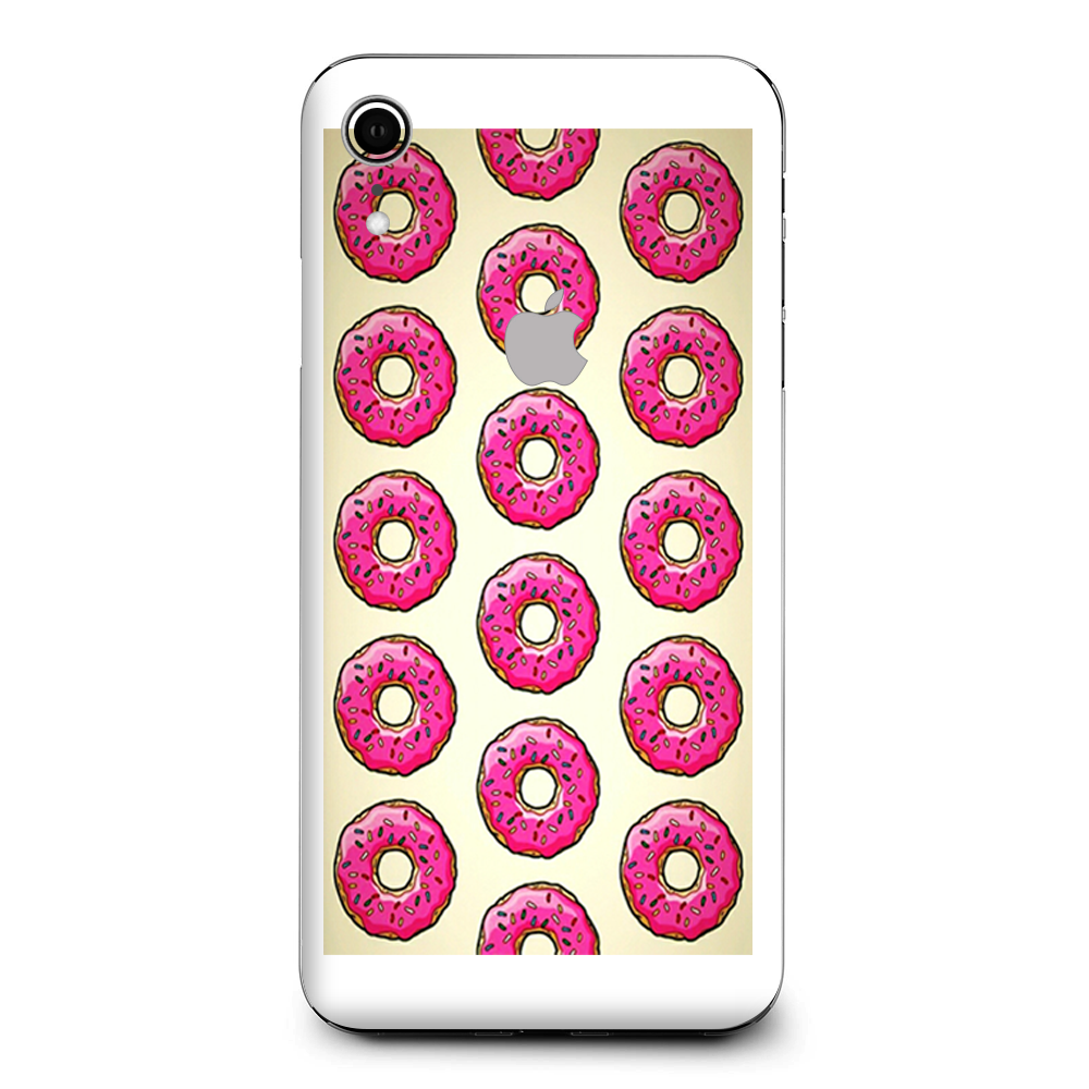 Pink Sprinkles Donuts Apple iPhone XR Skin