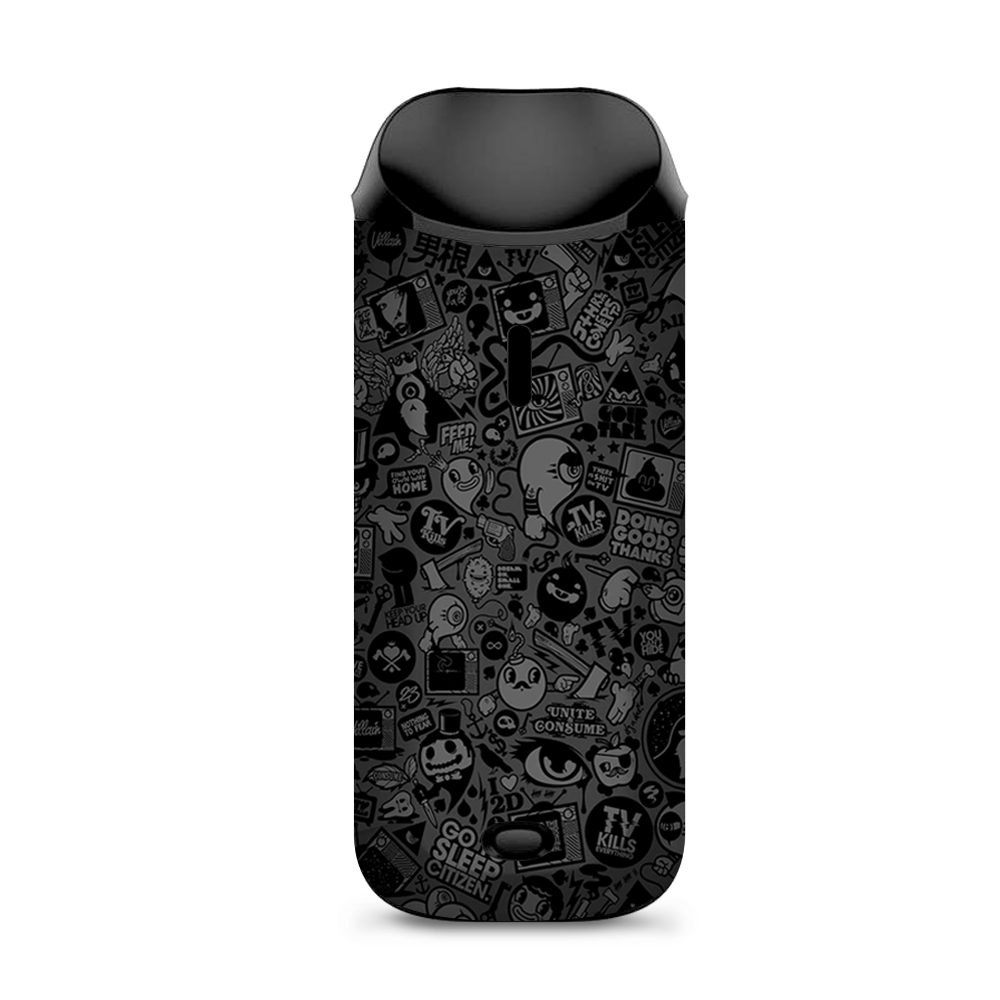  Black Sticker Slap Design Vaporesso Nexus AIO Kit Skin