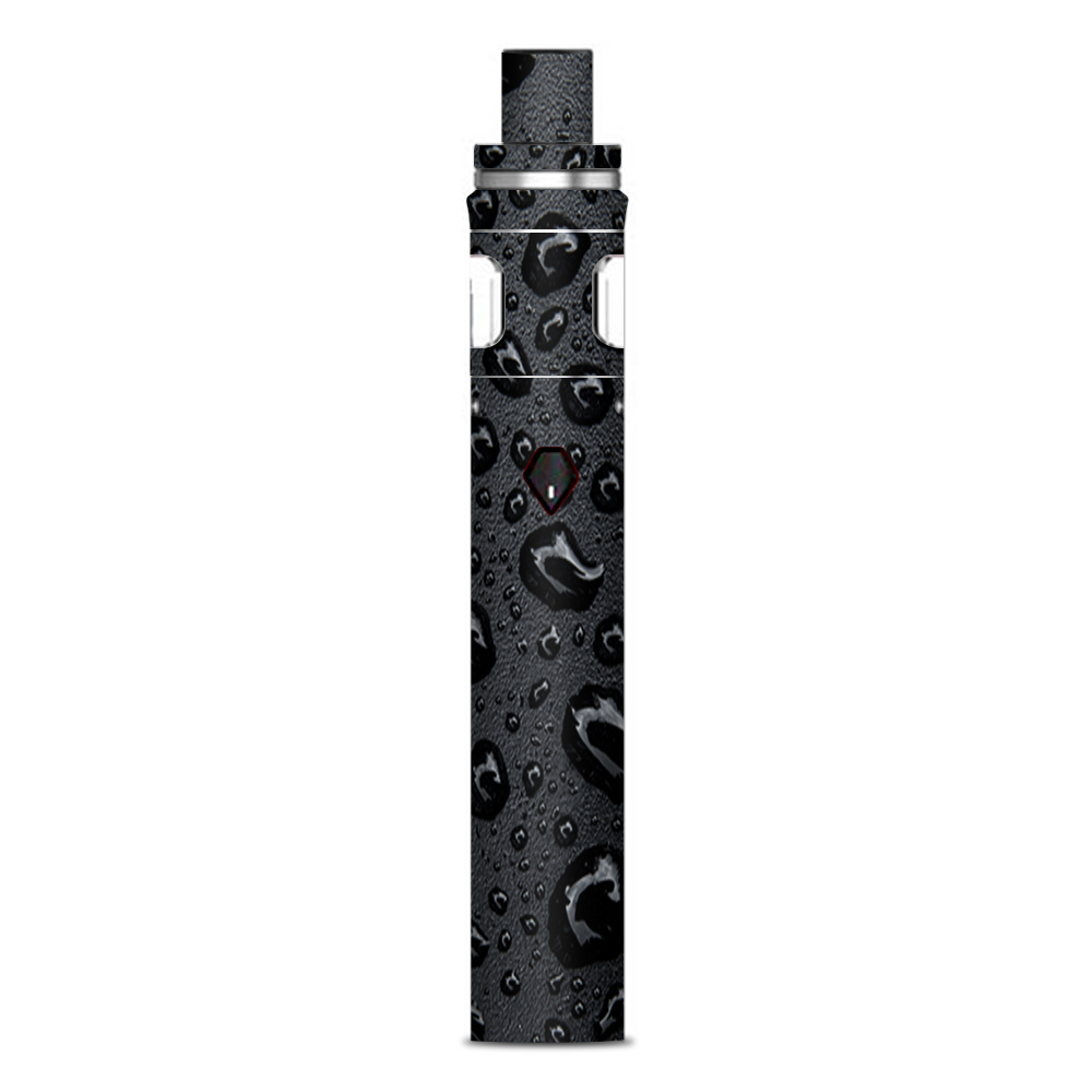  Rain Drops On Black Metal Smok Nord AIO 19 Skin