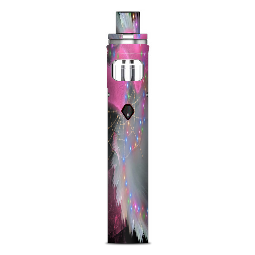  Mystic Pink Hearts Feathers Smok Nord AIO Stick Skin