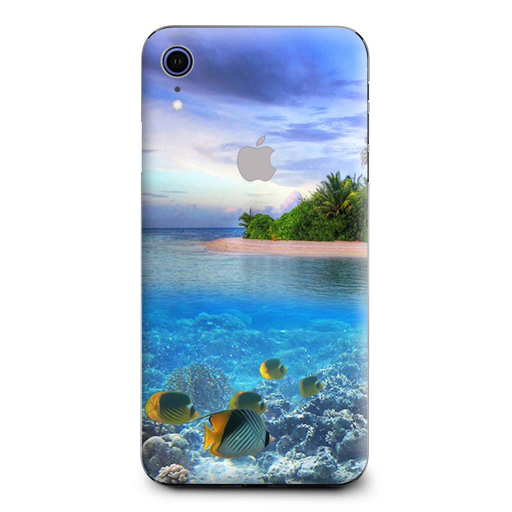 Underwater Snorkel Tropical Fish Island Apple iPhone XR Skin