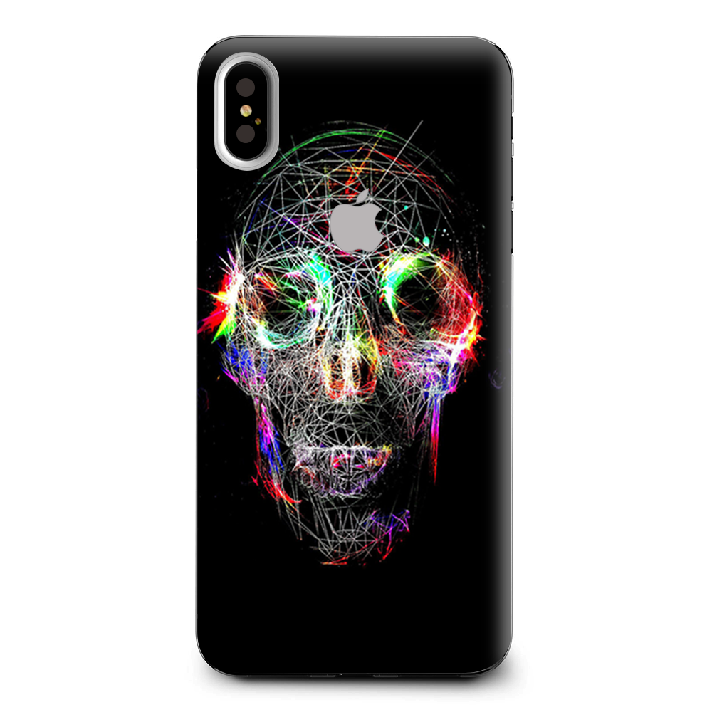 Skull Wild Line Electric Apple iPhone XS Max Skin