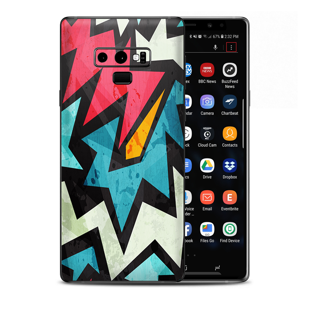 Pop Art Design Samsung Galaxy Note 9 Skin