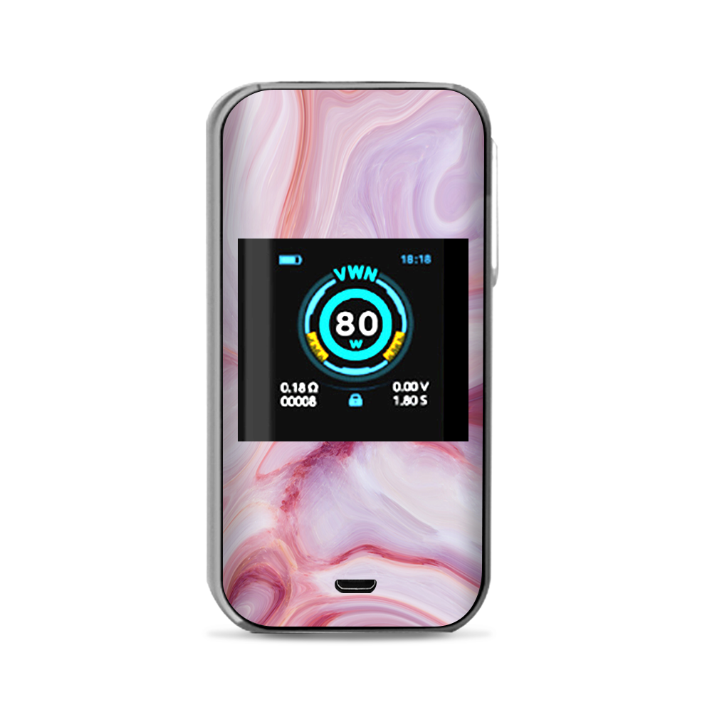  Pink Stone Marble Geode Vaporesso Luxe Nano Kit Skin