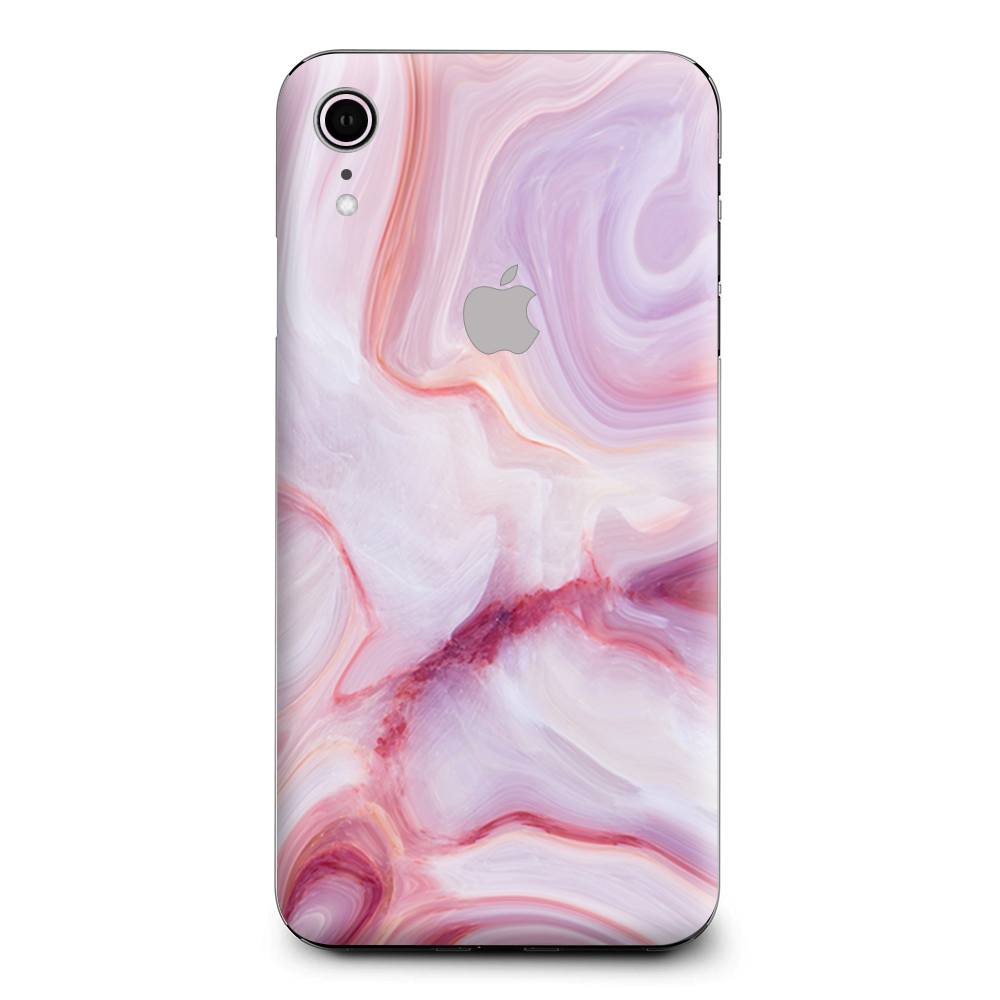 Pink Stone Marble Geode Apple iPhone XR Skin