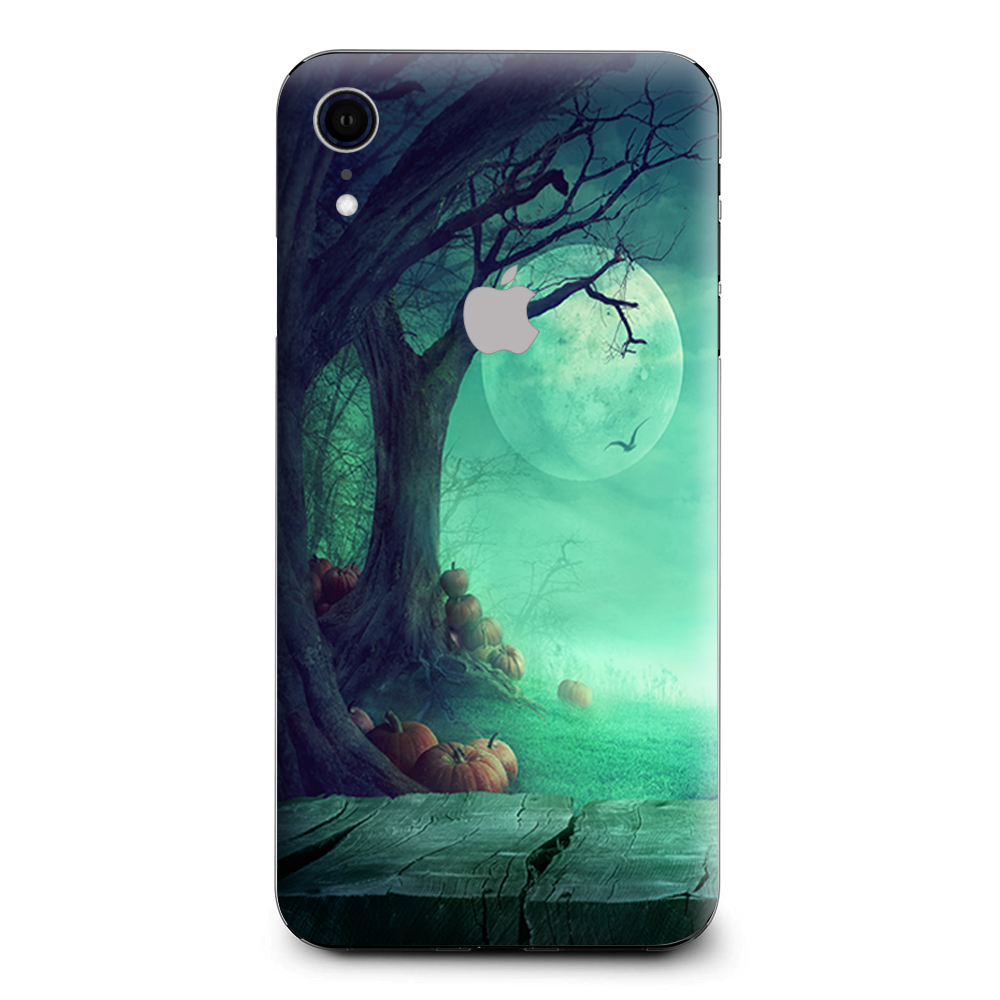 Halloween Tree Moon Apple iPhone XR Skin