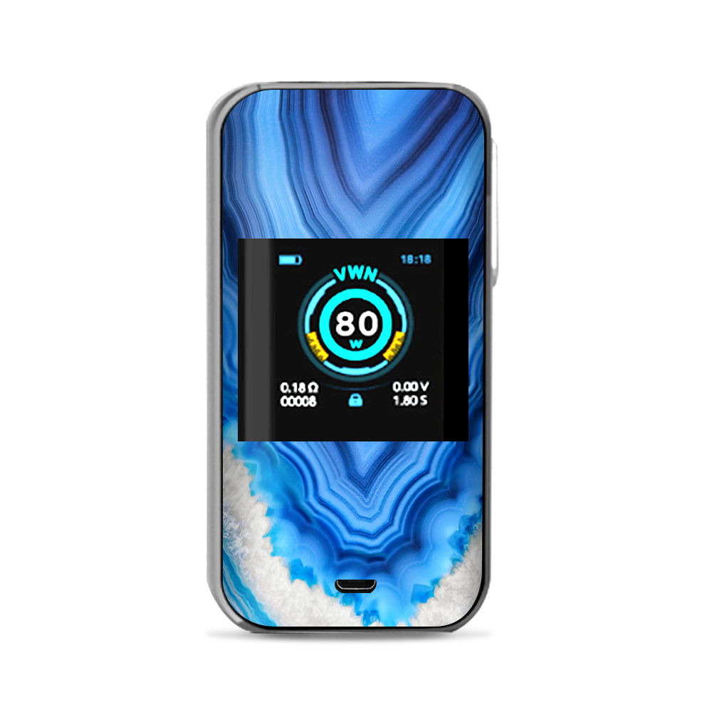  Crystal Blue Ice Marble Vaporesso Luxe Nano Kit Skin