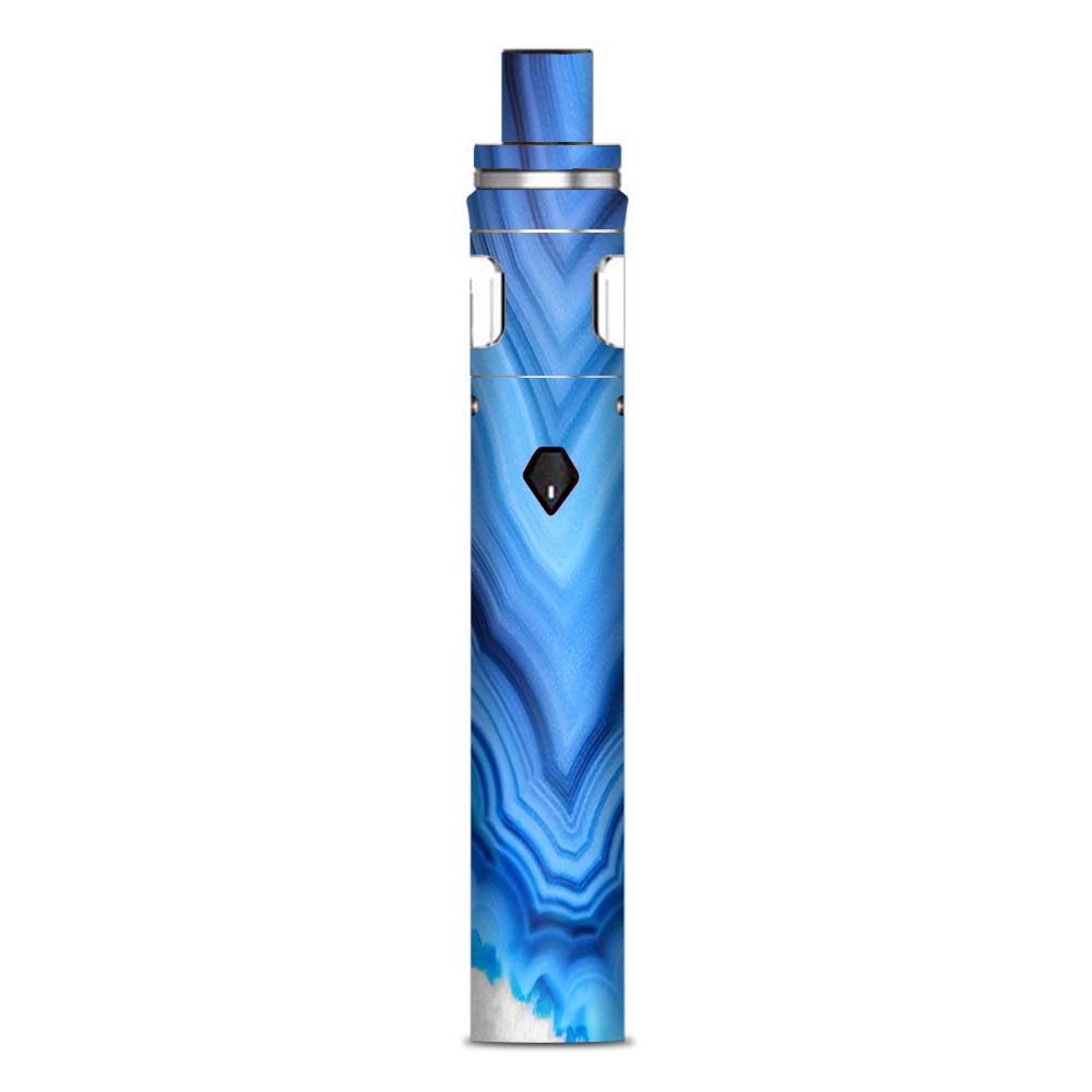  Crystal Blue Ice Marble Smok Nord AIO 19 Skin