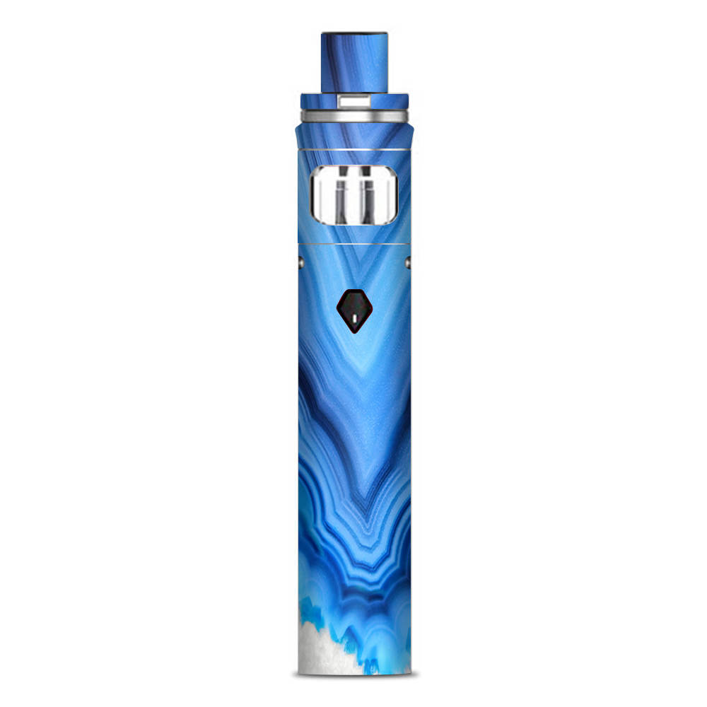  Crystal Blue Ice Marble Smok Nord AIO Stick Skin