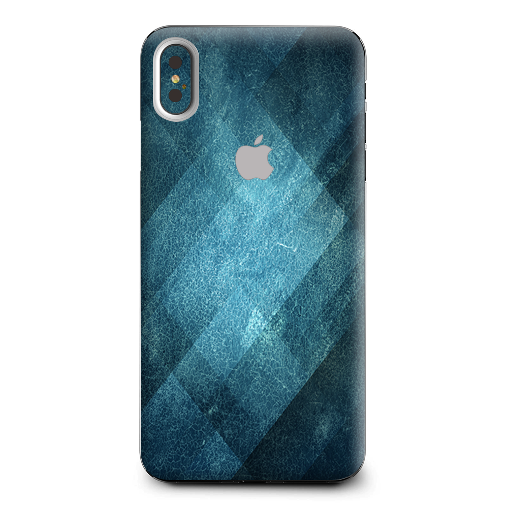 Blue Grunge Apple iPhone XS Max Skin