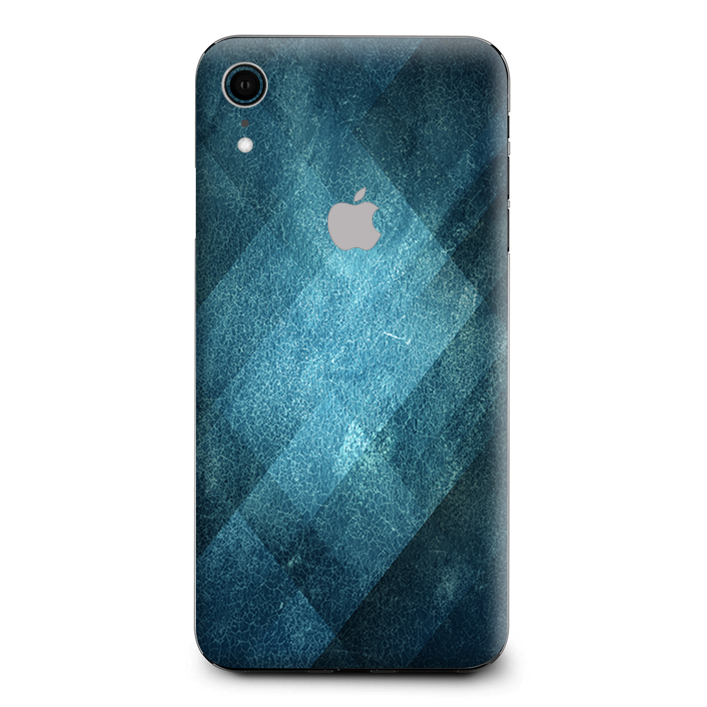 Blue Grunge Apple iPhone XR Skin