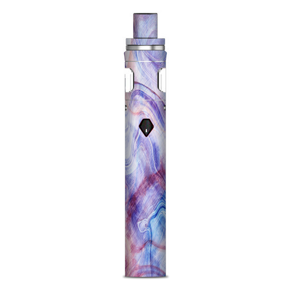  Purple Marble Pink Blue Swirl Smok Nord AIO 19 Skin