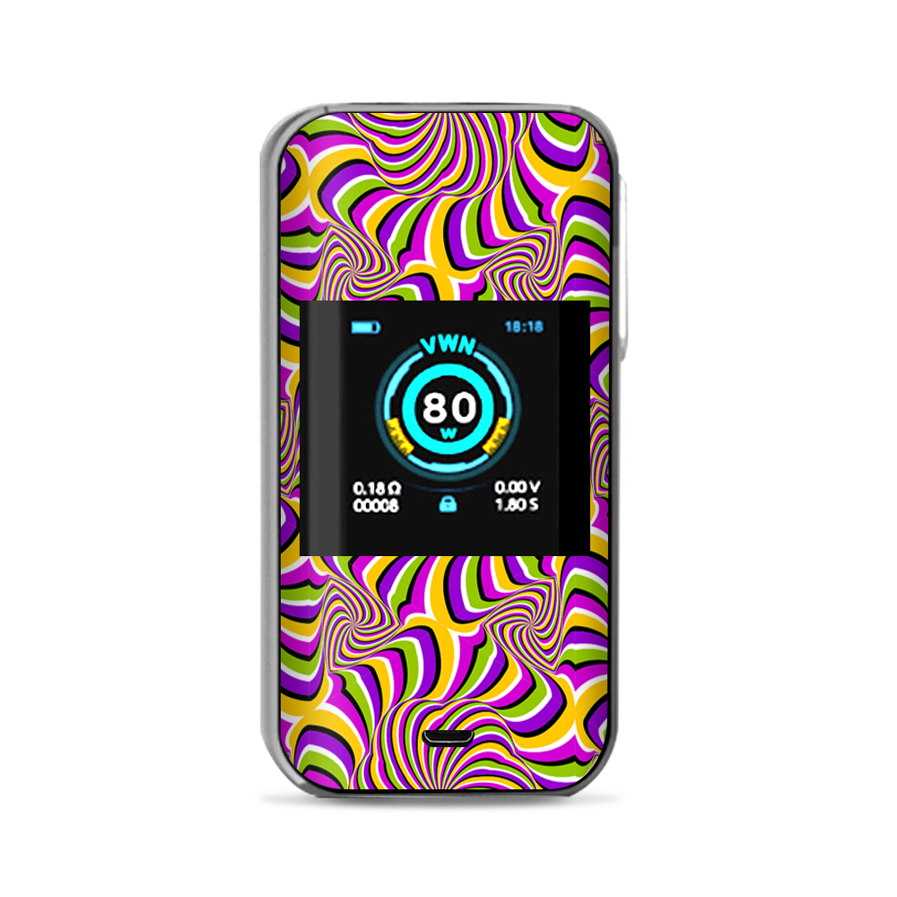  Psychedelic Swirls Motion Holographic Vaporesso Luxe Nano Kit Skin