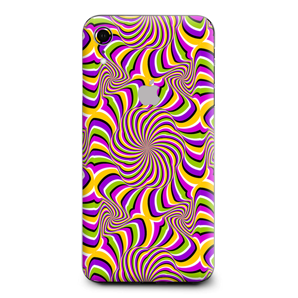 Psychedelic Swirls Motion Holographic Apple iPhone XR Skin