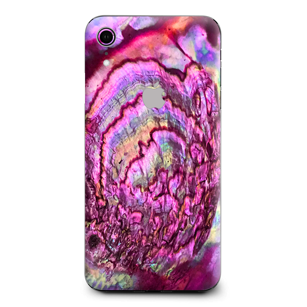 Pink Abalone Shell Sea Opal Apple iPhone XR Skin