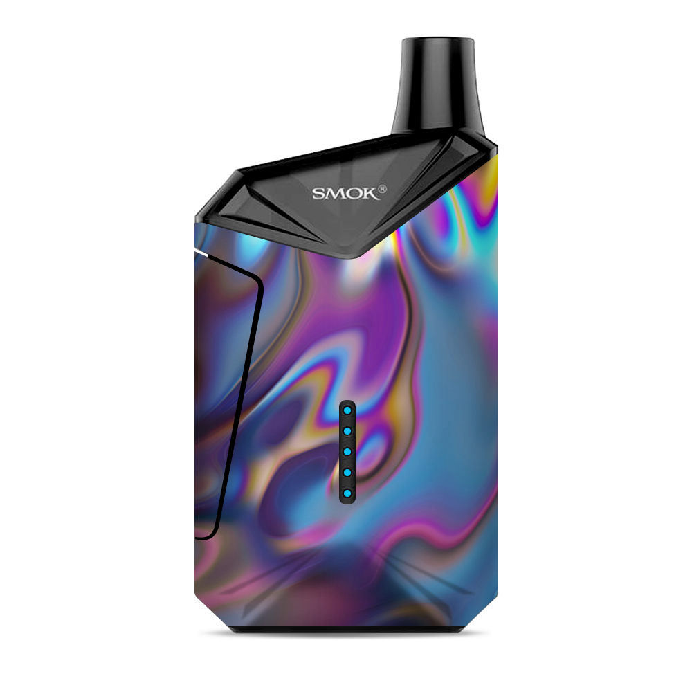  Opalescent Resin Marble Oil Slick Smok  X-Force AIO Kit  Skin
