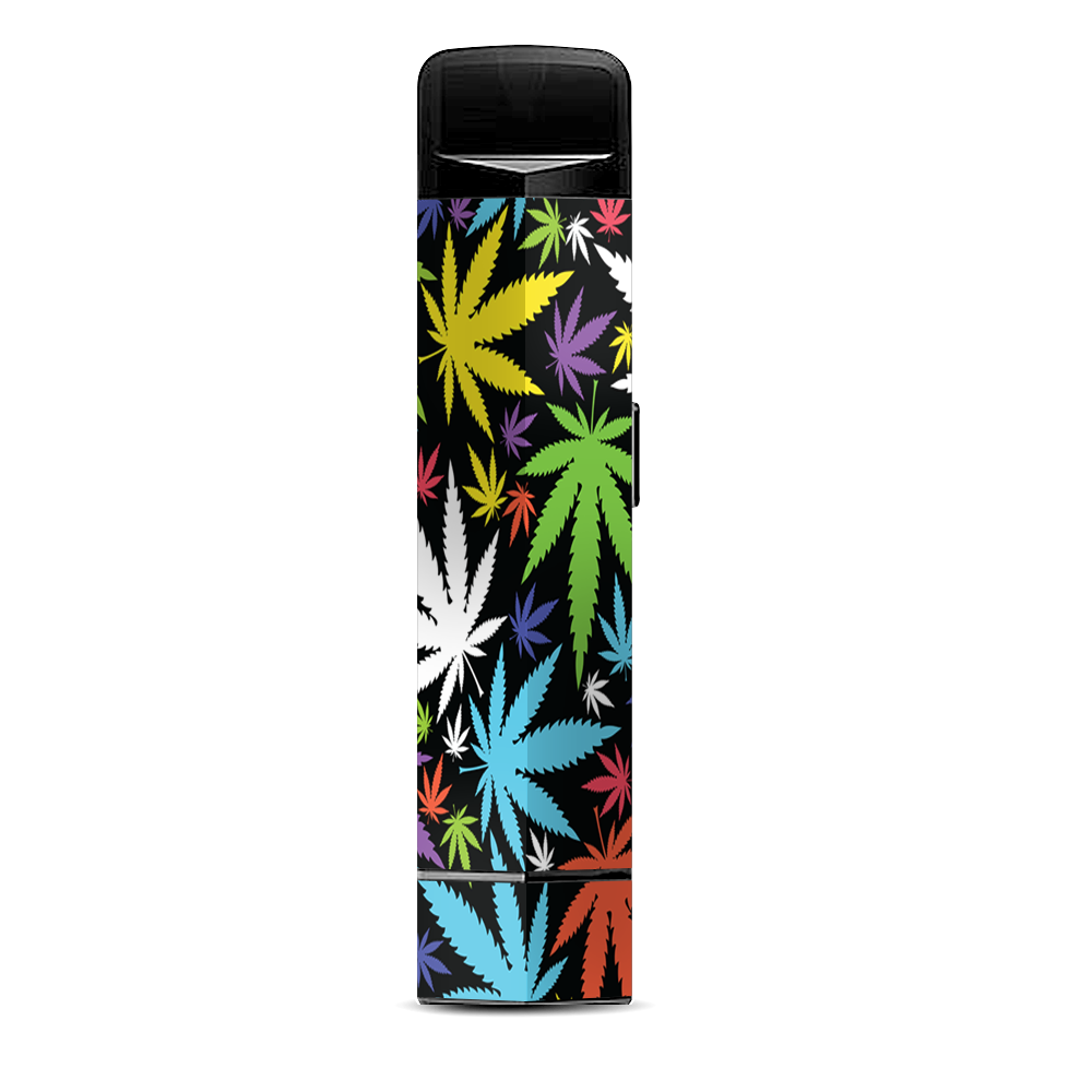  Colorful Weed Leaves Leaf Suorin Edge Pod System Skin