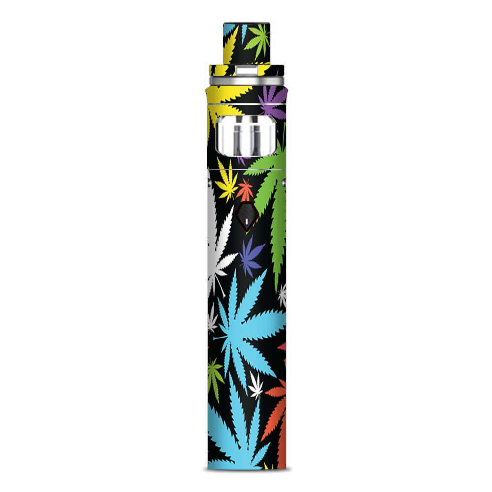  Colorful Weed Leaves Leaf Smok Nord AIO Stick Skin
