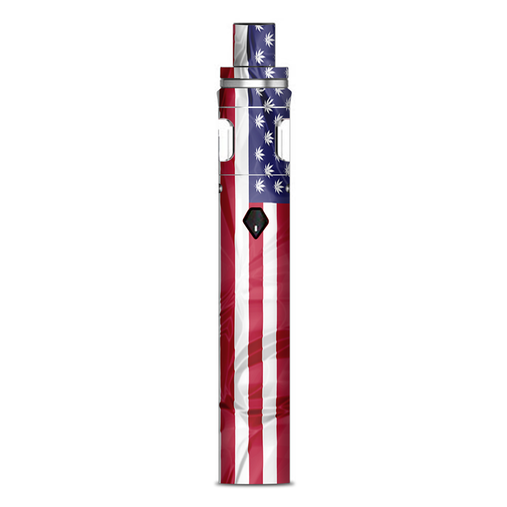  American Flag Pot Leaf Stars Marijuana Smok Nord AIO 19 Skin