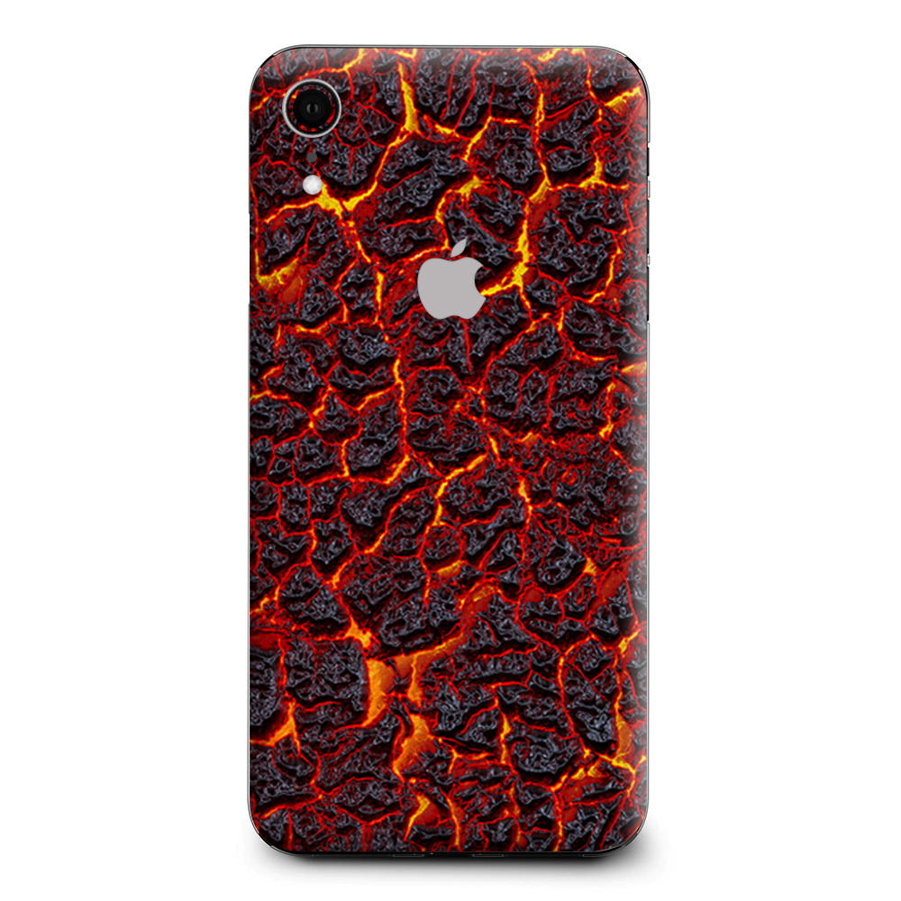 Burnt Top Lava Eruption Ash Apple iPhone XR Skin