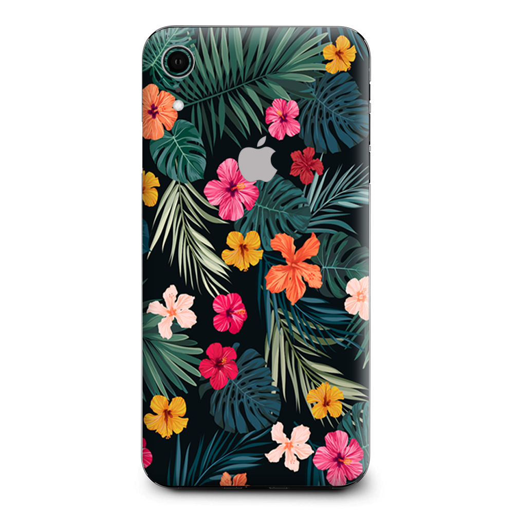 Hibiscus Flowers Tropical Hawaii Apple iPhone XR Skin