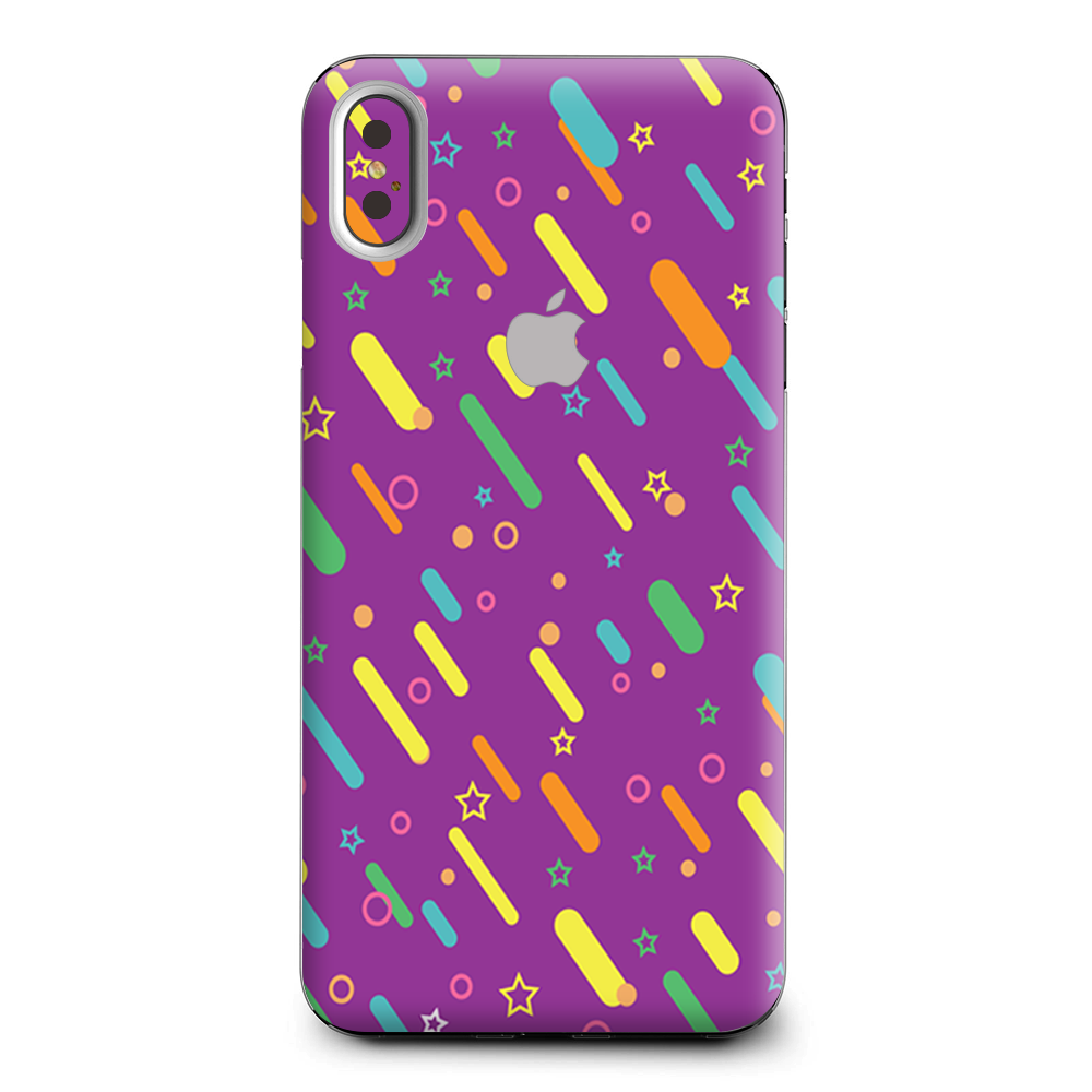 Purple Girly Sprinkles Cupcake Apple iPhone XS Max Skin