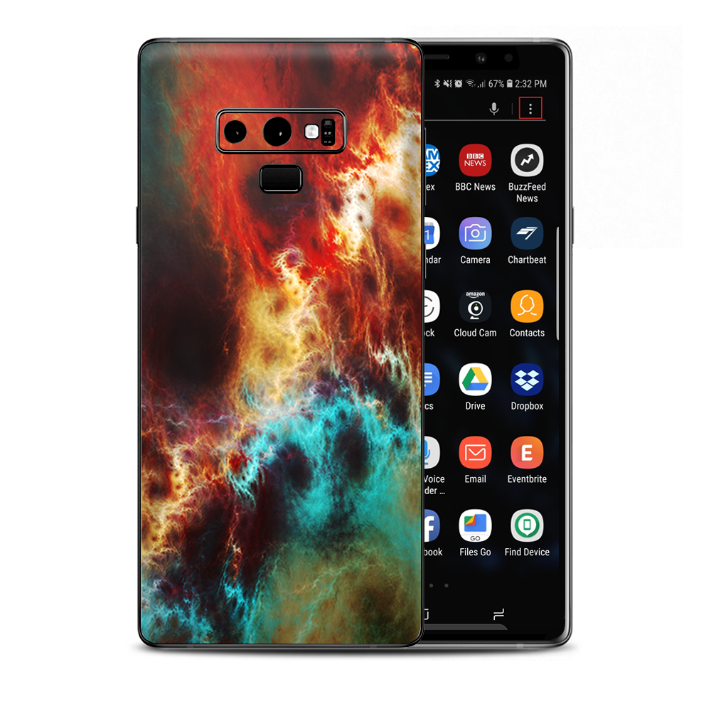 Fire And Ice Mix Samsung Galaxy Note 9 Skin