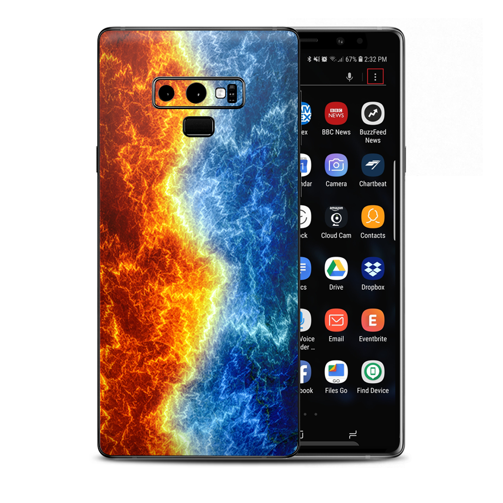 Fire And Ice Samsung Galaxy Note 9 Skin