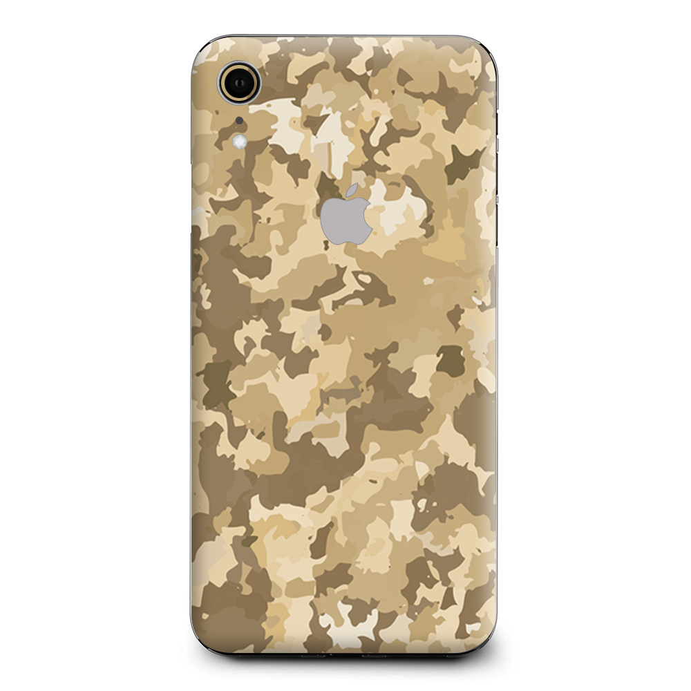Brown Desert Camo Camouflage Apple iPhone XR Skin