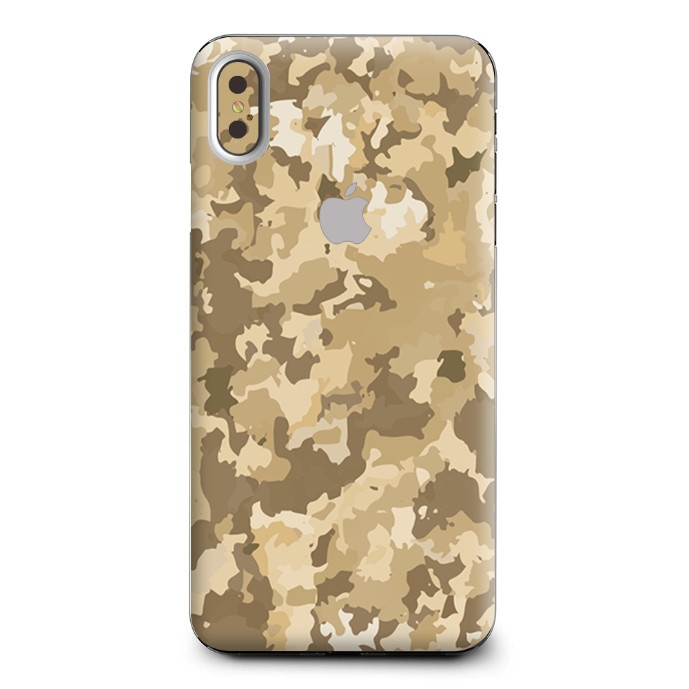 Brown Desert Camo Camouflage Apple iPhone XS Max Skin