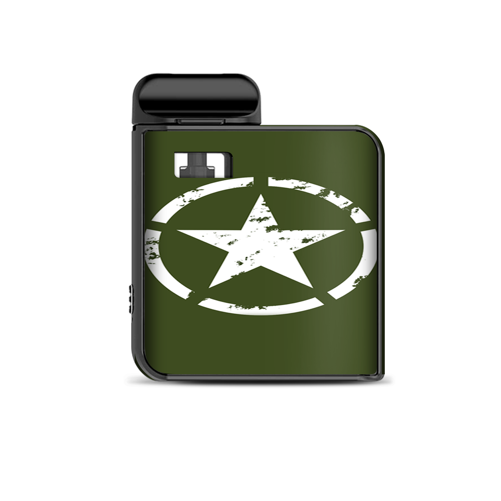  Green Army Star Military Smok Mico Kit Skin