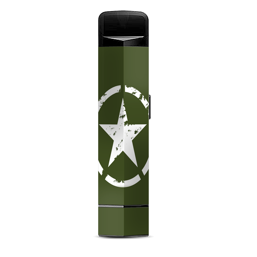  Green Army Star Military Suorin Edge Pod System Skin
