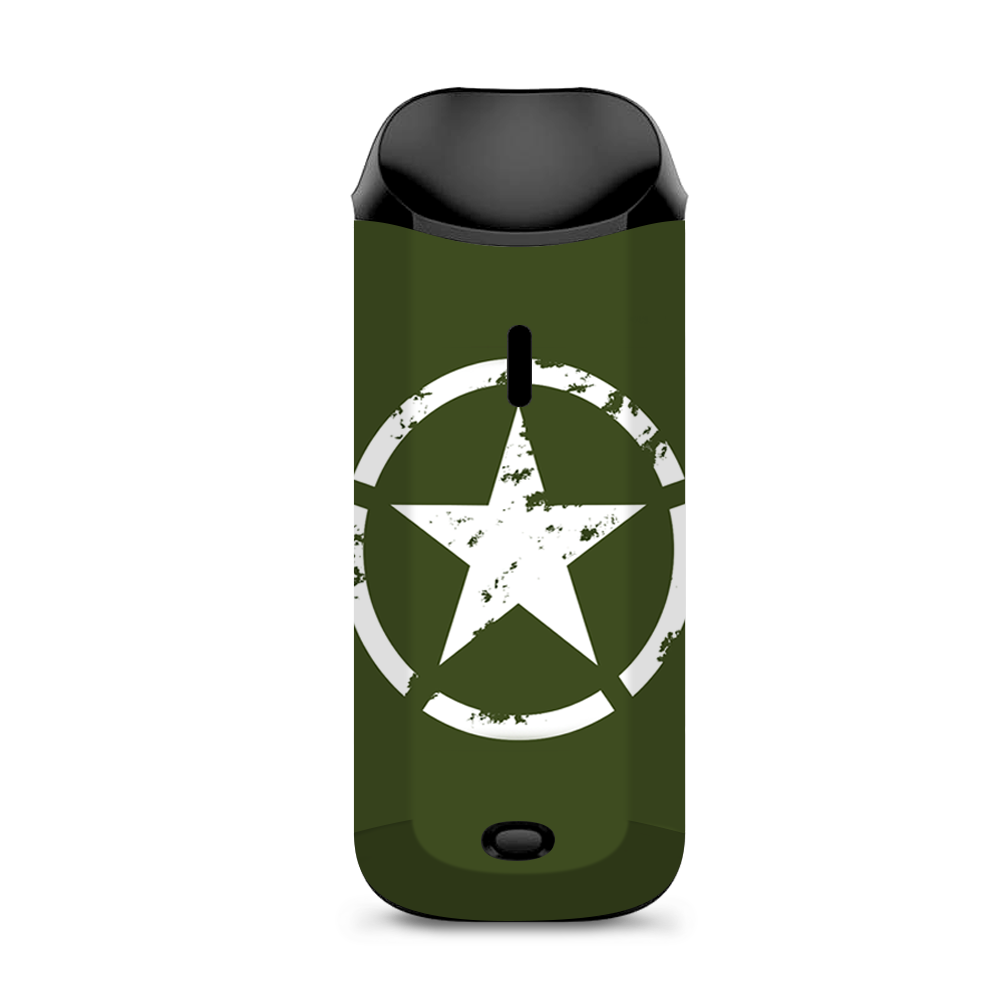  Green Army Star Military Vaporesso Nexus AIO Kit Skin