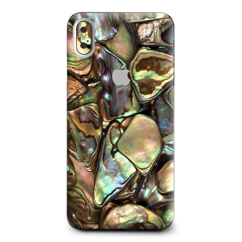 Gold Abalone Shell Large Apple iPhone XS Max Skin